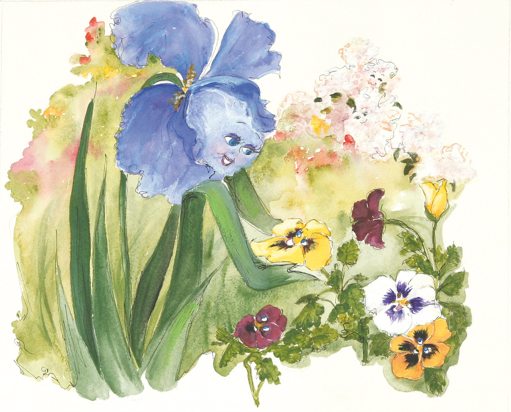 Iris and Her Amazing Garden - Children's story